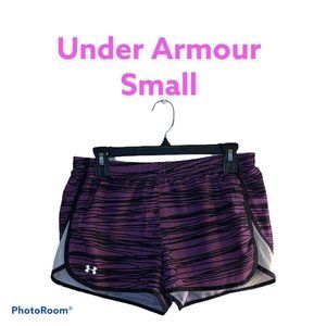 5 for $30 Under Armour Purple and Black Exercise Shorts Size Small